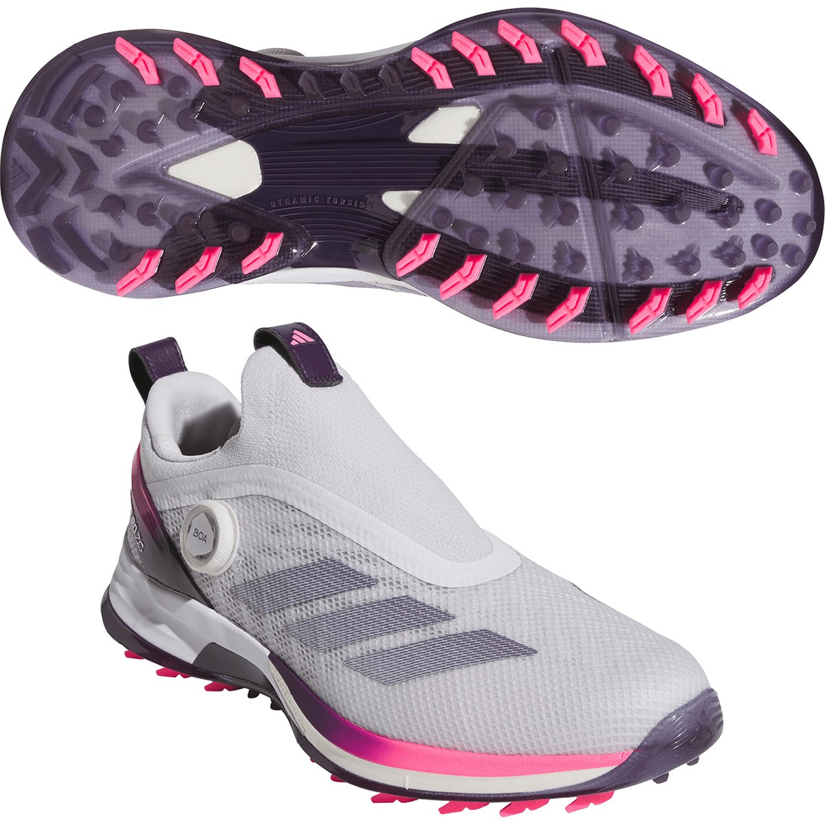 アディダス Adidas アディゼロ ゼッドジー 25 ボア シューズ ダッシュグレー/プリラブドインク/ルシッドピンク メンズ