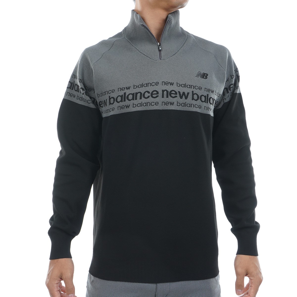 New Balance ゴルフ ハーフジップスウェット ブラック ニューバランス（new balance）（レディース）ゴルフウェア 吸水