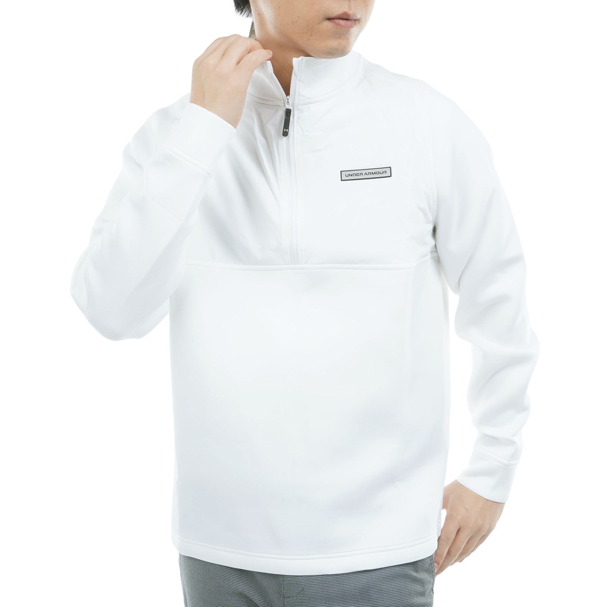 [2025NH~f] A_[A[}[ Under Armour UA hCuv Xgb` nCubh n[tWbvWPbg White^Black 100 Y