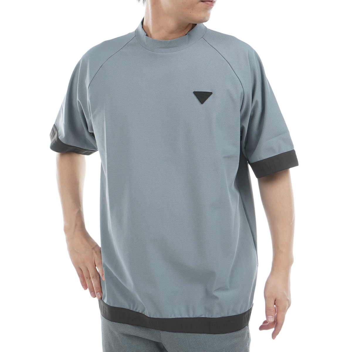 BRIEFING グレー ハイネックシャツ BRIEFING ハイネックシャツ グレー XL MEN'S GRAPHIC HIGHNECK