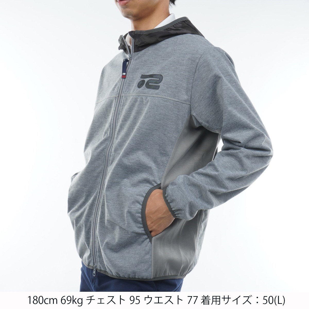 ROSASEN フリースフーディ グレー ROSASEN(ロサーセン) フリースフーディ グレー