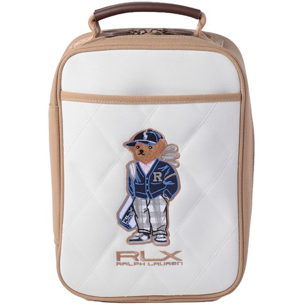 【RLX GOLF】シューズバッグ 新品タグ付き エンブロイダリー ロゴ ゴルフ シューズ バッグ | ラルフ