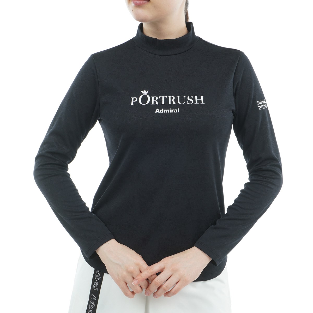 ADMIRAL アドミラル 長袖 シャツ ブラック LL プリント ロゴ ゴルフ ADMIRAL アドミラル 長袖 シャツ ブラック LL プリント ロゴ