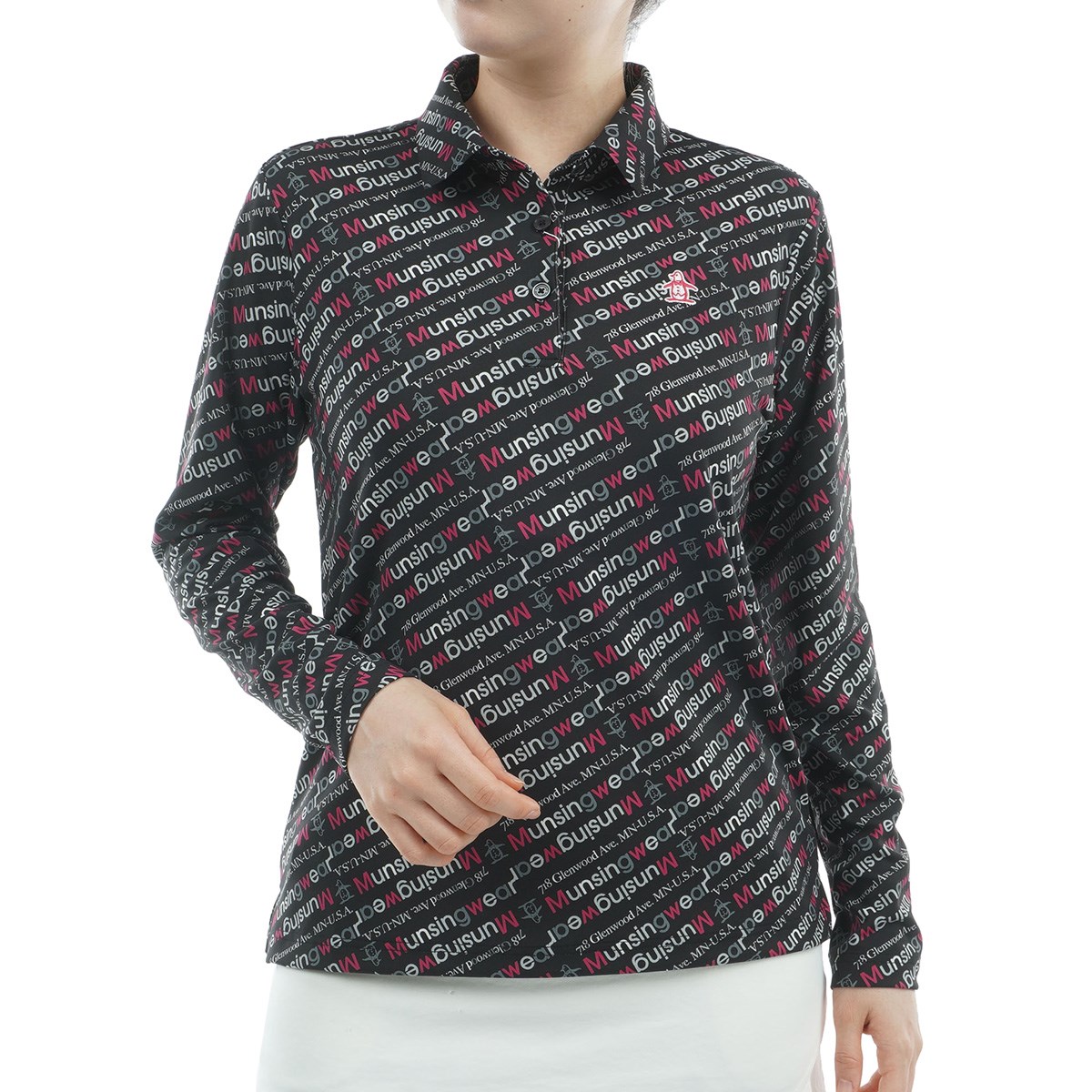 [2025NH~f] }VOEFA Munsingwear Xgb` Svge[[J[|Vc ubN 00 fB[X