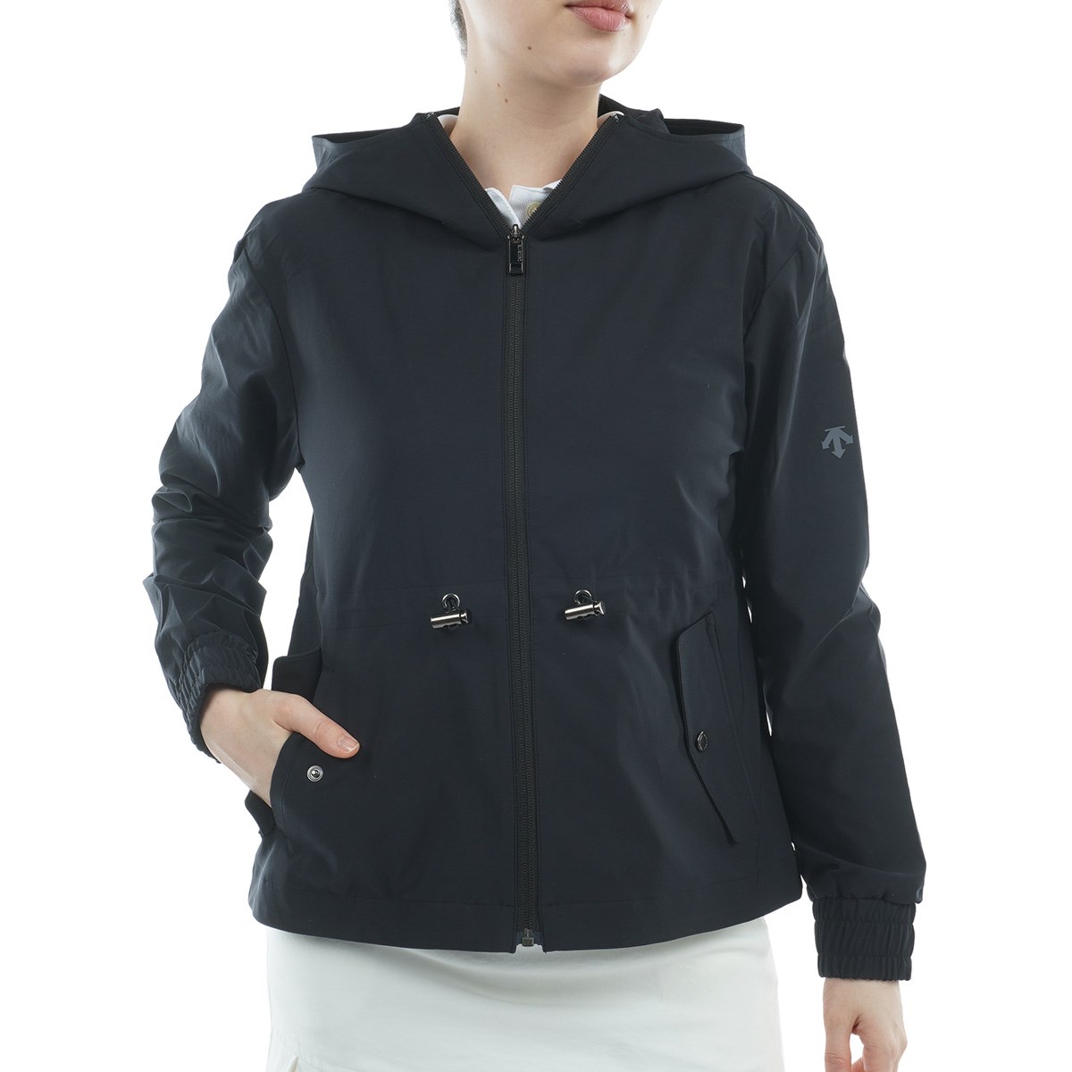 [2025NH~f] fTgSt DESCENTE GOLF Xgb`  ϋv htWbvt[fB[WPbg ubN 00 fB[X