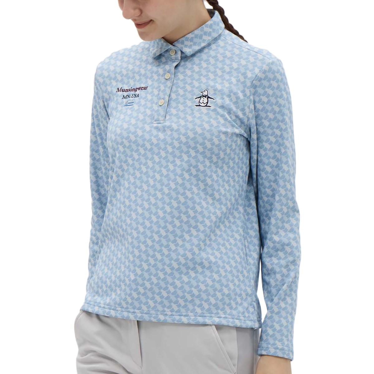 [2025NH~f] }VOEFA Munsingwear Xgb` HEAT NAVI vge[[J[|Vc TbNX 00 fB[X