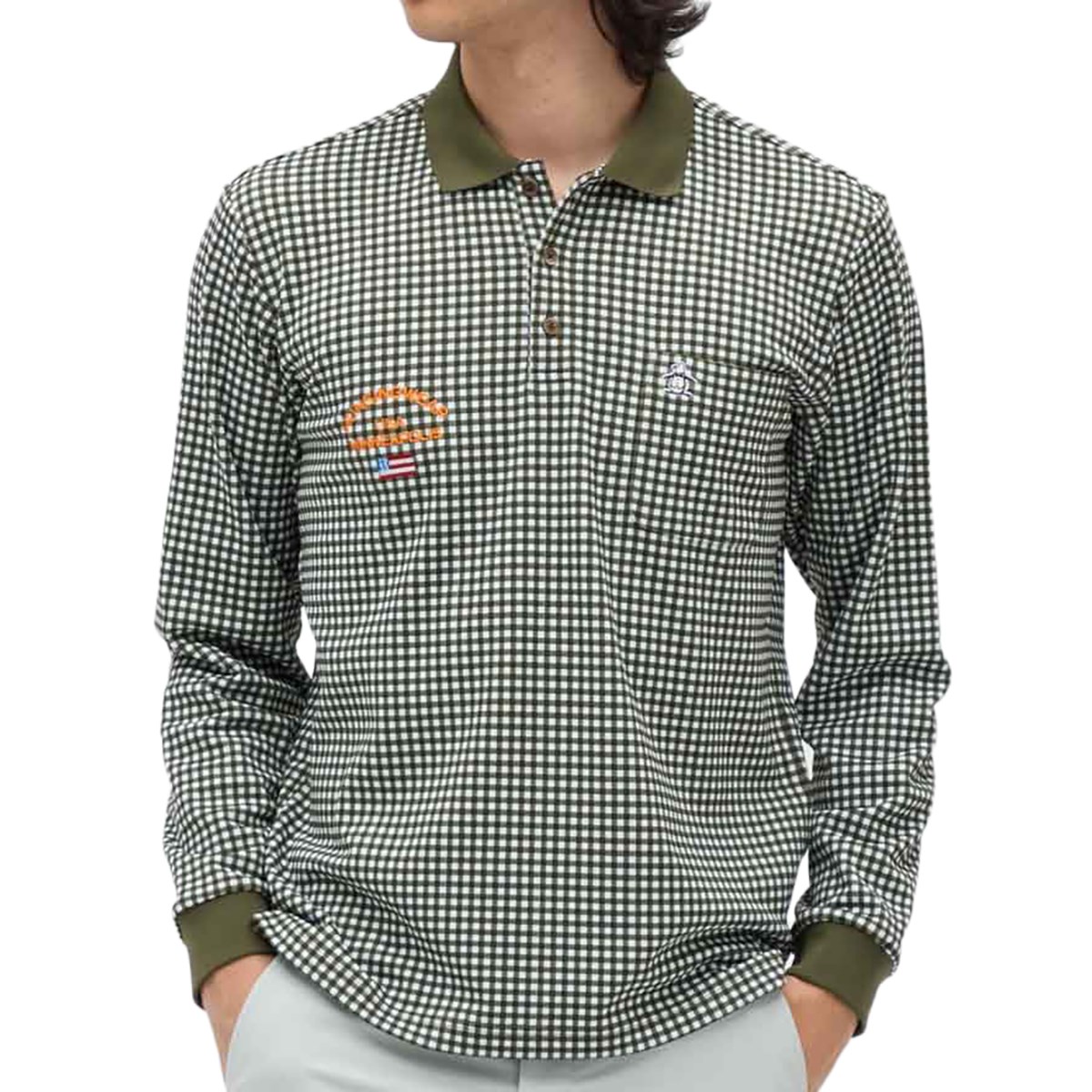 [2025�N�H�~���f��] �}���V���O�E�F�A Munsingwear �X�g���b�` HEAT NAVI �M���K���`�F�b�N�����v�����g �����|���V���c �J�[�L 00 �����Y