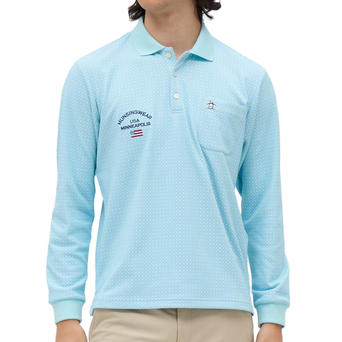 [2025�N�H�~���f��] �}���V���O�E�F�A Munsingwear �X�g���b�` HEAT NAVI �M���K���`�F�b�N�����v�����g �����|���V���c �T�b�N�X 00 �����Y