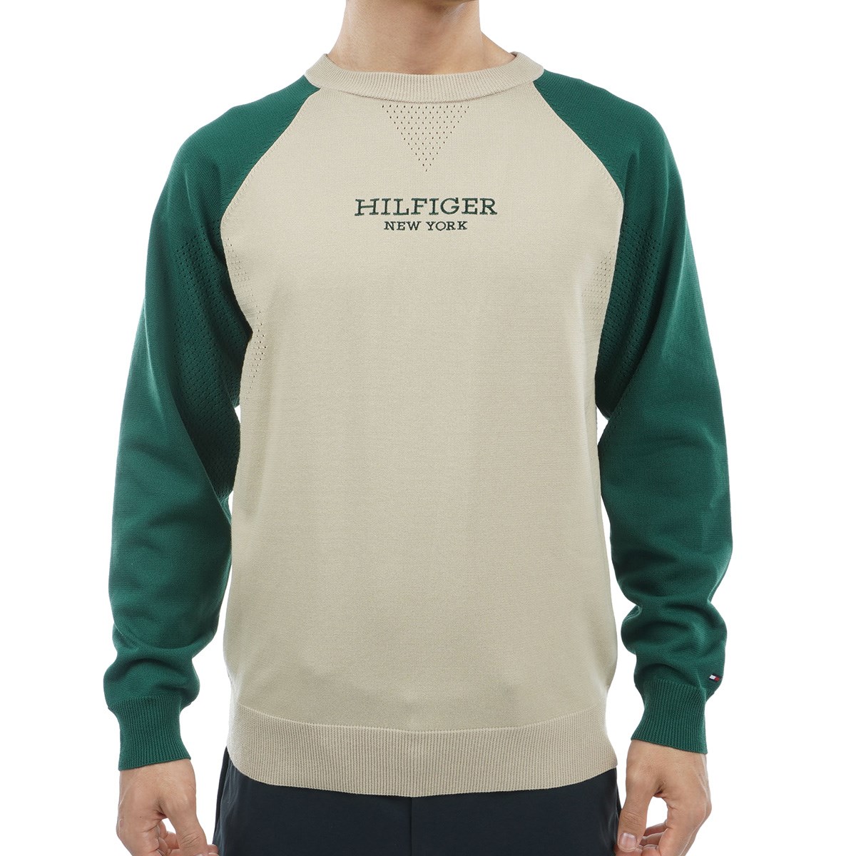 [40OFF ݌Ɍ̂i] g~[ qtBK[ St TOMMY HILFIGER GOLF Xgb` tgS N[lbNZ[^[ Thx[W Y