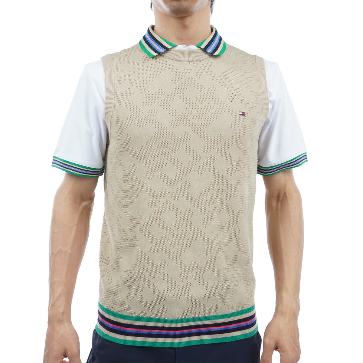 [40OFF ݌Ɍ̂i] g~[ qtBK[ St TOMMY HILFIGER GOLF THmO N[lbNxXg Thx[W Y