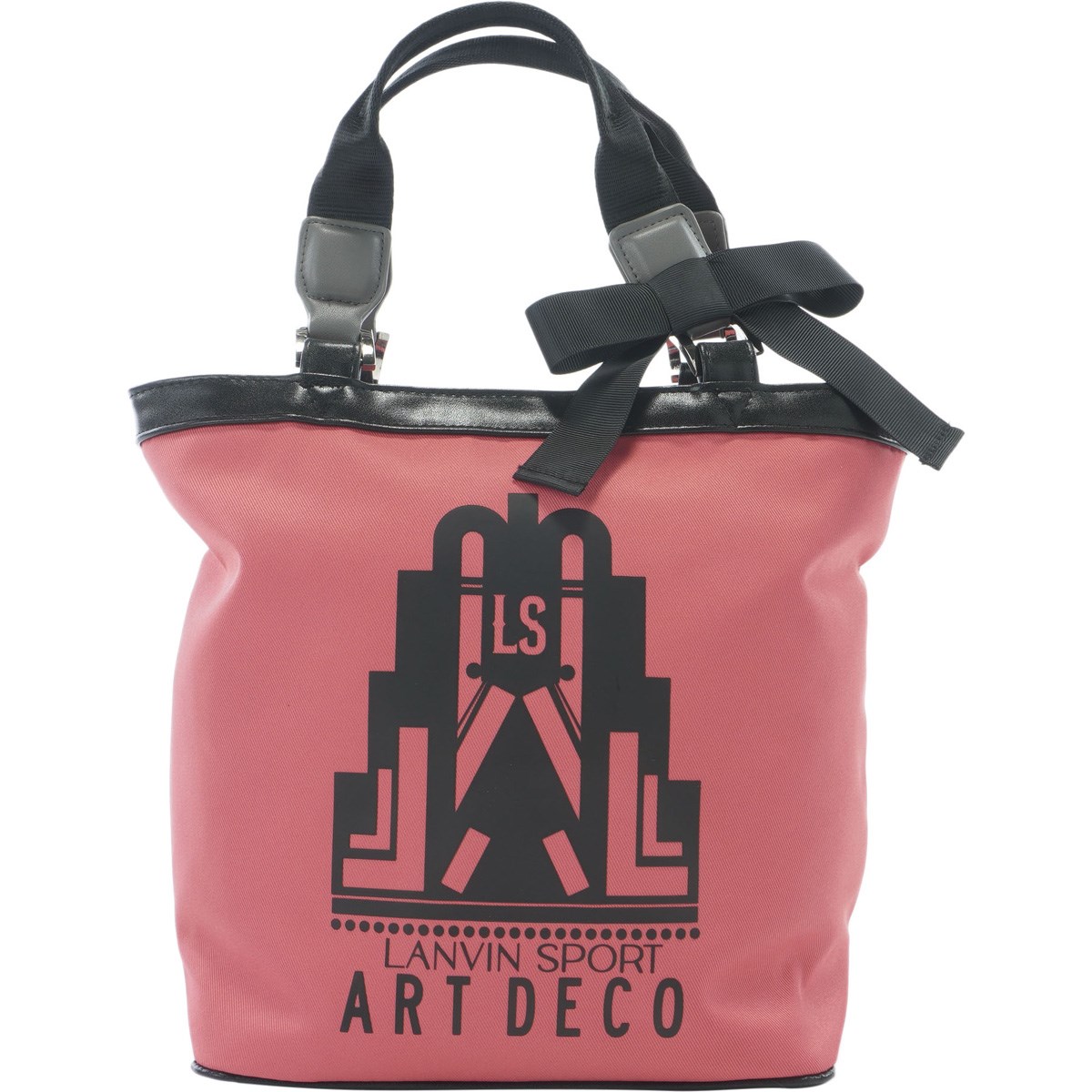 【未使用品】ランバン スポール　ネオプレーンリボンバッグ　赤　カートバッグ 未使用品】ランバン スポール ネオプレーンリボンバッグ 赤