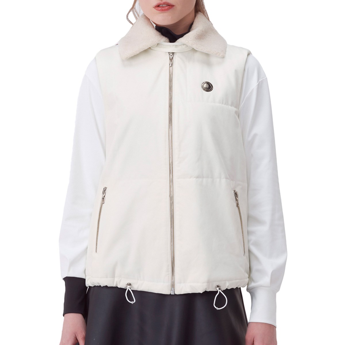 [2025NH~f] o X|[ LANVIN SPORT HEAT NAVI Xgb` 2WAY ȃAE^[xXg zCg 01 fB[X