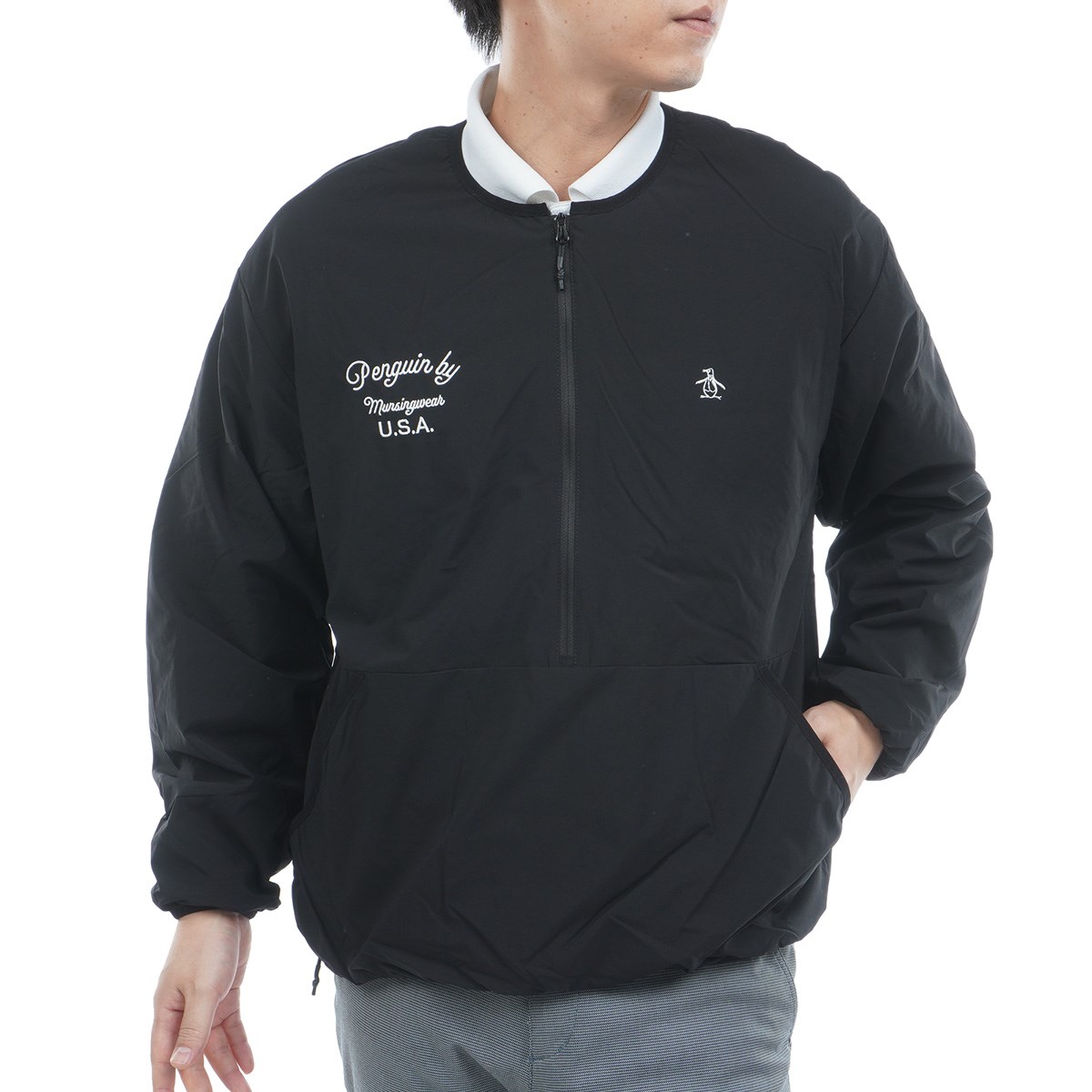 [2025�N�H�~���f��] �y���M�� �o�C �}���V���O�E�F�A Penguin by Munsingwear �X�g���b�` �u���b�V���h���b�V�����C�j���O�v���I�[�o�[ �u���b�N 00 �����Y