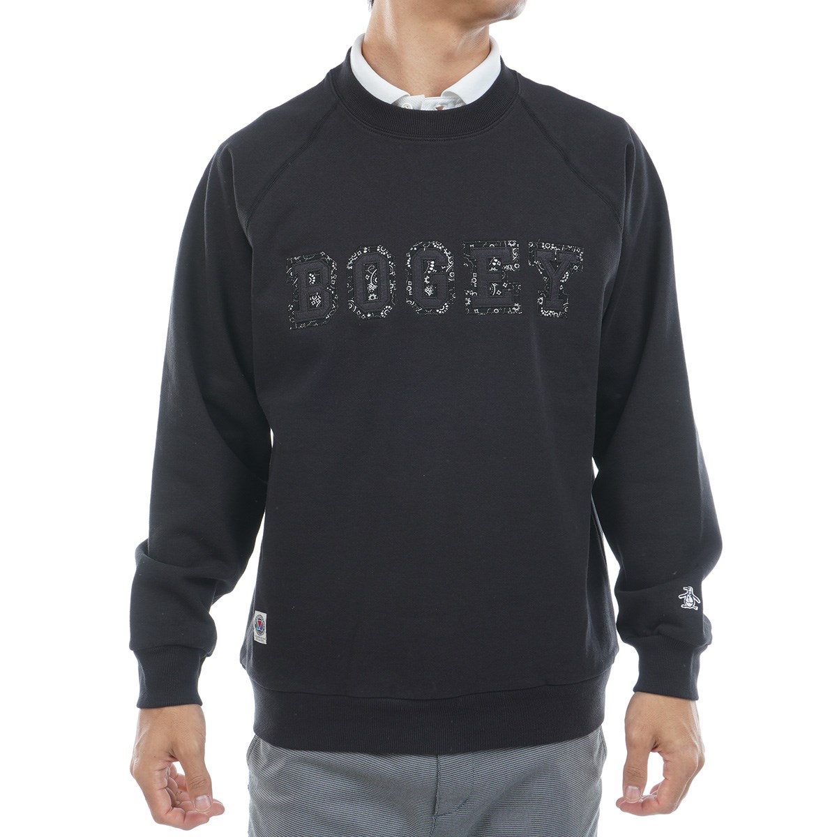 [2025�N�H�~���f��] �y���M�� �o�C �}���V���O�E�F�A Penguin by Munsingwear �{�M�[�}�� ���N�уN���[�l�b�N �X�E�F�b�g�V���c �u���b�N 00 �����Y