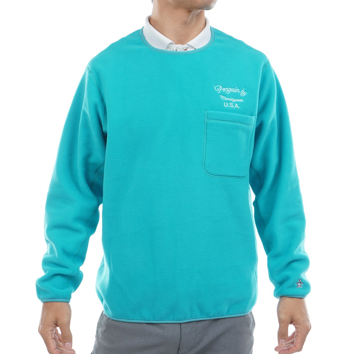 [2025�N�H�~���f��] �y���M�� �o�C �}���V���O�E�F�A Penguin by Munsingwear �t���[�X�N���[�l�b�N �v���I�[�o�[ �u���[ 00 �����Y