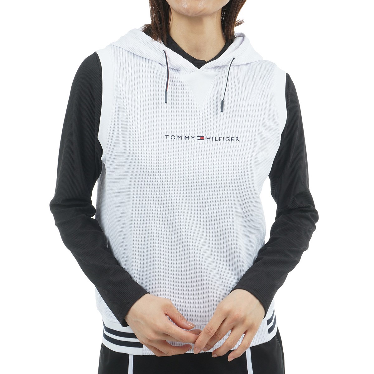 [2025NH~f] g~[ qtBK[ St TOMMY HILFIGER GOLF Xgb` bt XEFbgt[fB[xXg zCg fB[X
