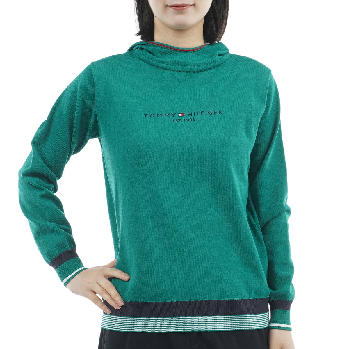 [2025NH~f] g~[ qtBK[ St TOMMY HILFIGER GOLF Xgb` tgS t[fB[Z[^[ O[ fB[X
