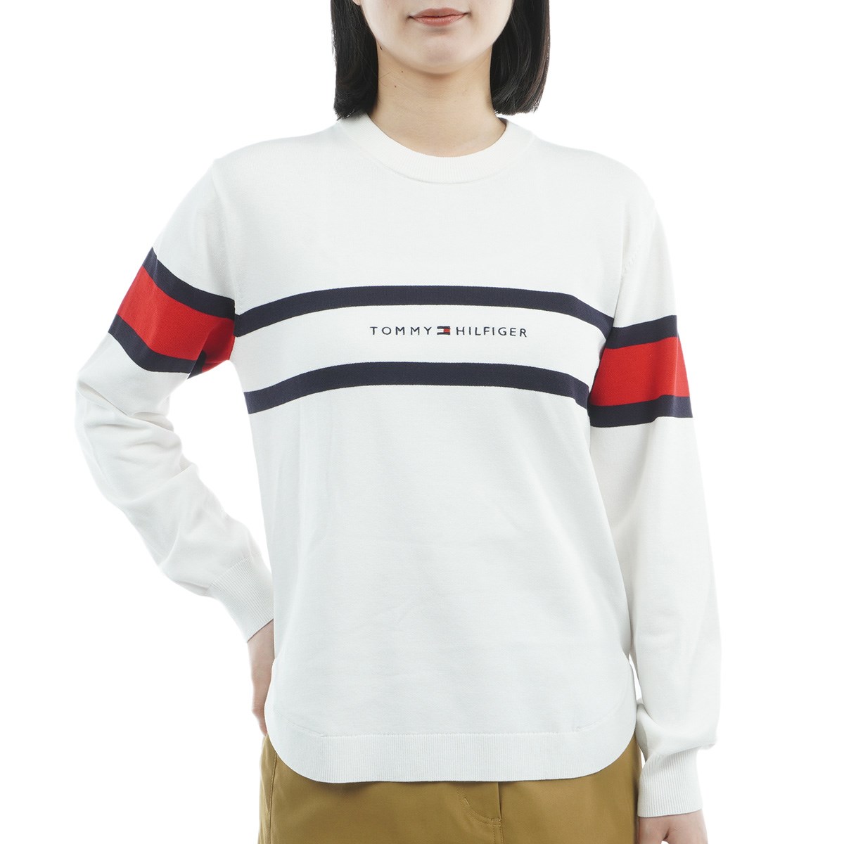 [2025NH~f] g~[ qtBK[ St TOMMY HILFIGER GOLF tgS N[lbNZ[^[ zCg fB[X