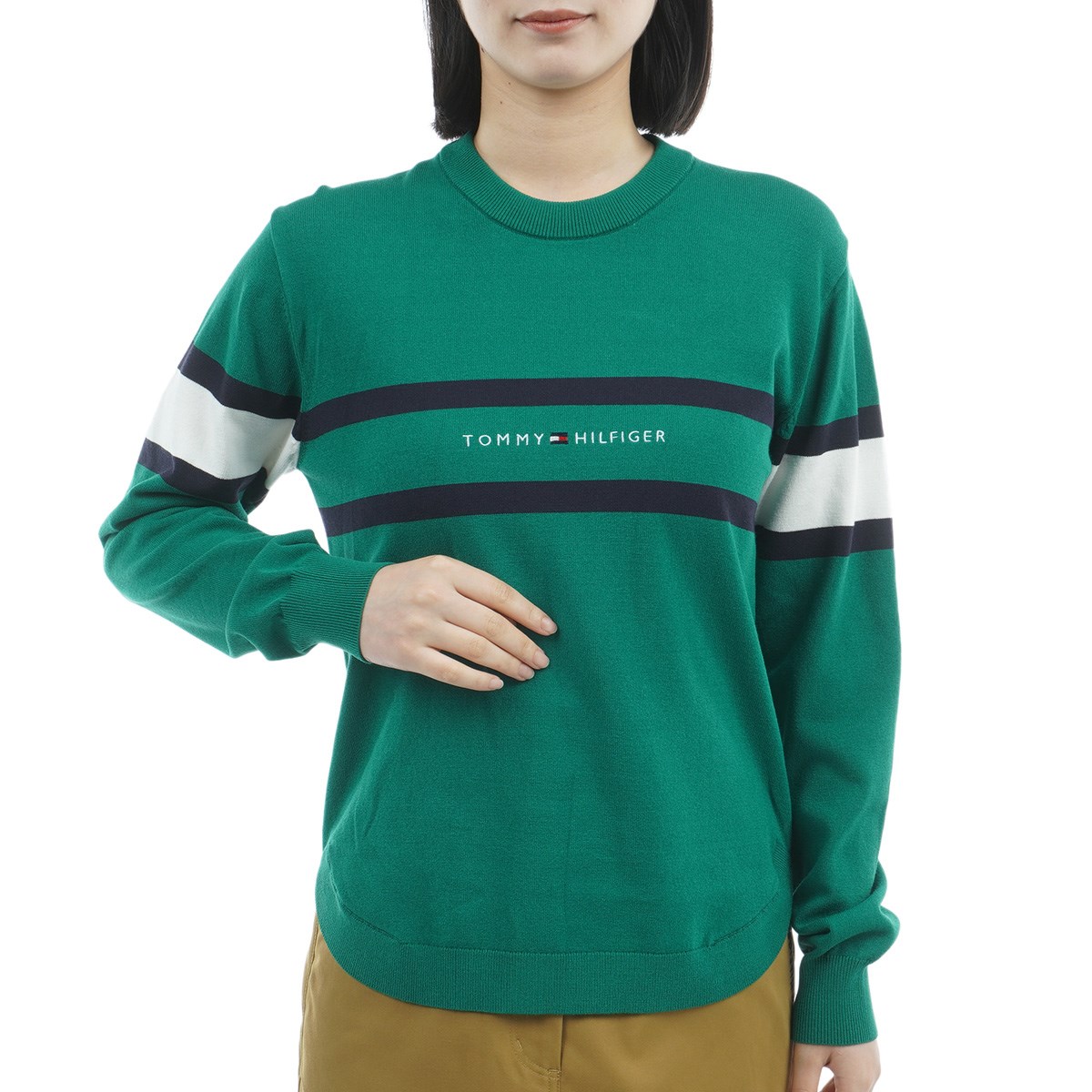 [2025NH~f] g~[ qtBK[ St TOMMY HILFIGER GOLF tgS N[lbNZ[^[ O[ fB[X