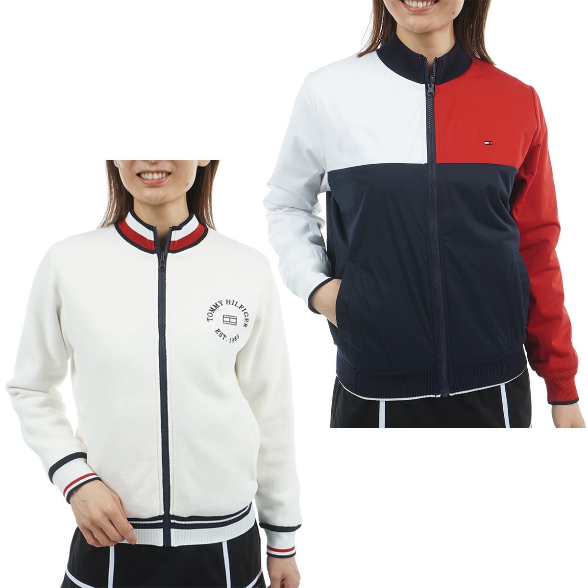 [2025NH~f] g~[ qtBK[ St TOMMY HILFIGER GOLF Xgb` o[Vu jbgWPbg zCg fB[X