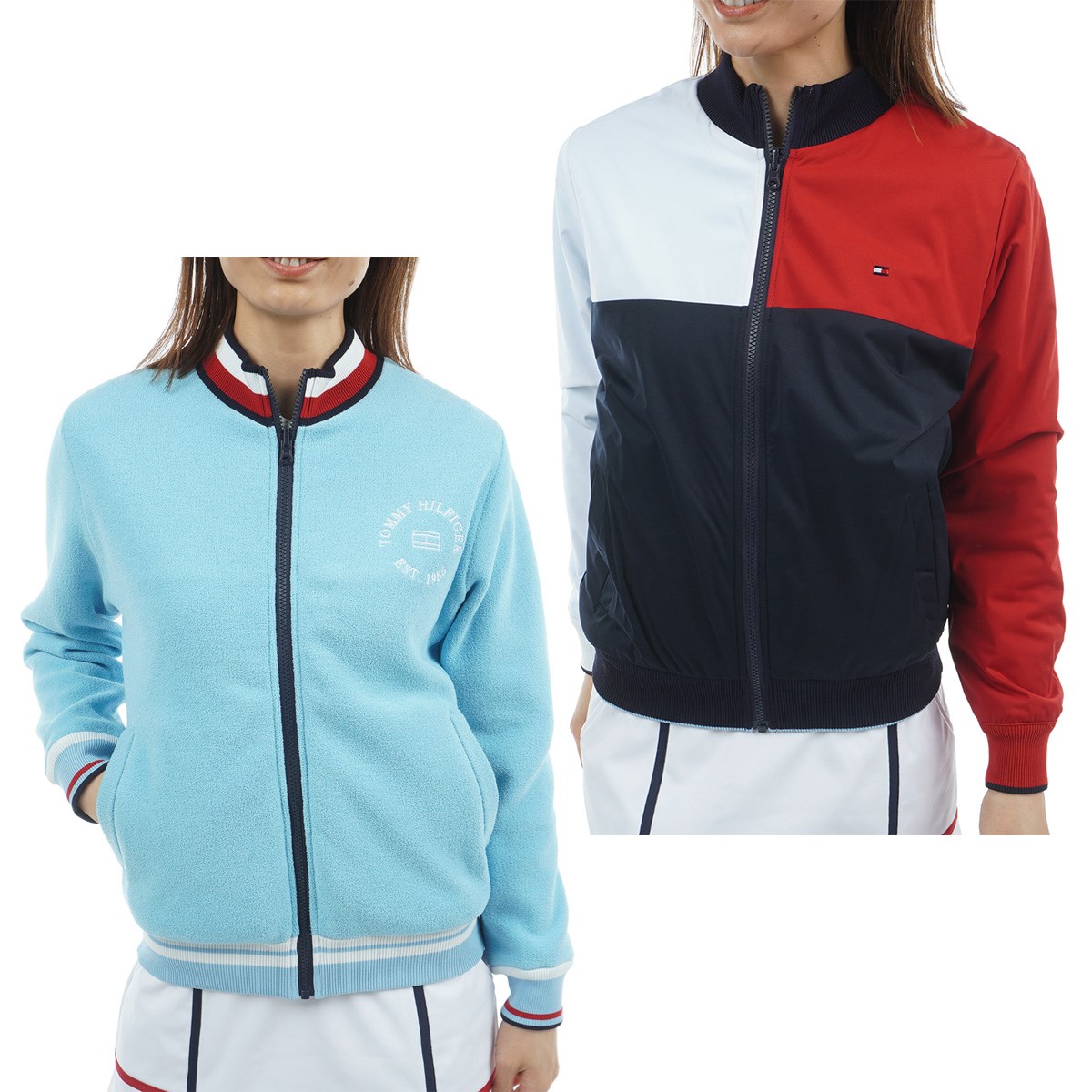 [2025�N�H�~���f��] �g�~�[ �q���t�B�K�[ �S���t TOMMY HILFIGER GOLF �X�g���b�` ���o�[�V�u�� �j�b�g�W���P�b�g �T�b�N�X ���f�B�[�X