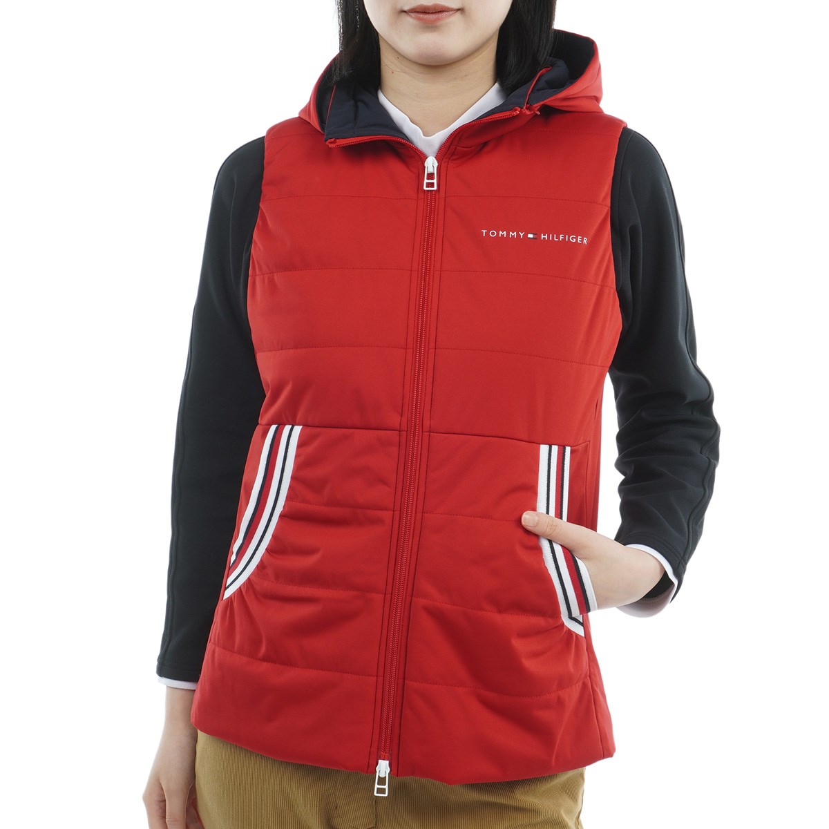 [2025NH~f] g~[ qtBK[ St TOMMY HILFIGER GOLF Xgb` 2WAY  LgxXg bh fB[X