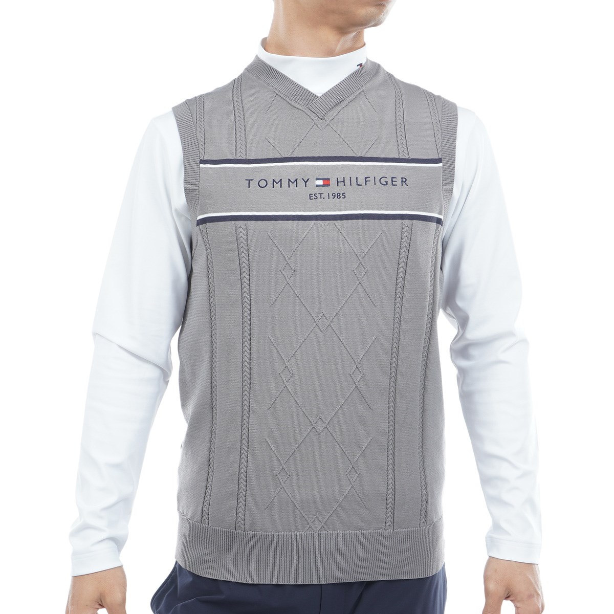 [2025NH~f] g~[ qtBK[ St TOMMY HILFIGER GOLF P[uVlbN jbgxXg O[ Y