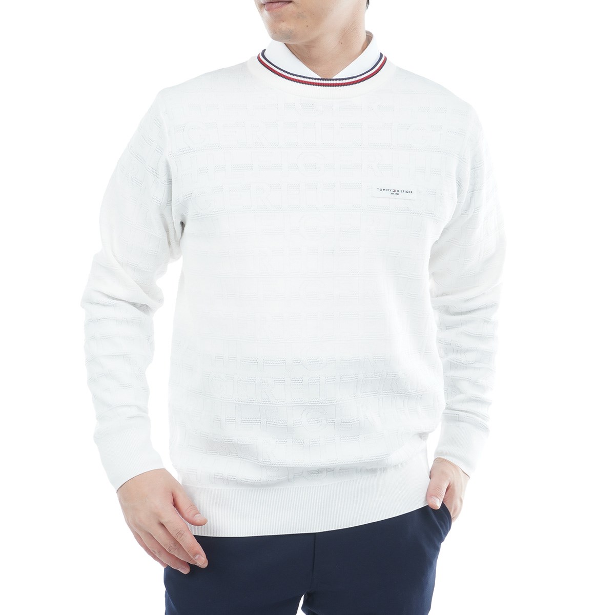 [2025NH~f] g~[ qtBK[ St TOMMY HILFIGER GOLF SWJ[h N[lbNZ[^[ zCg Y