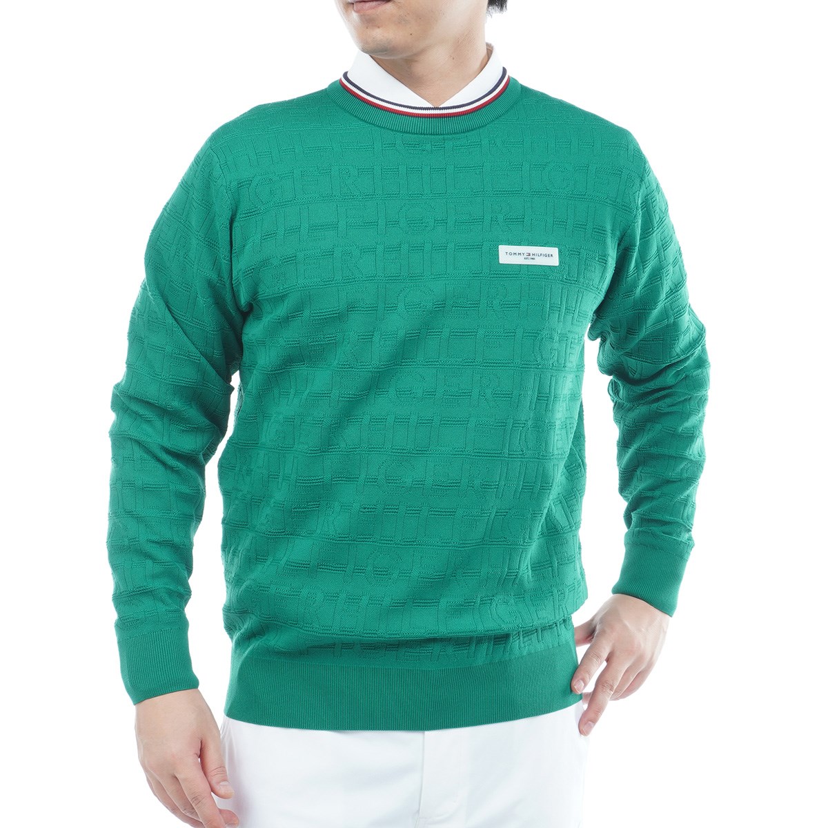 [2025NH~f] g~[ qtBK[ St TOMMY HILFIGER GOLF SWJ[h N[lbNZ[^[ O[ Y