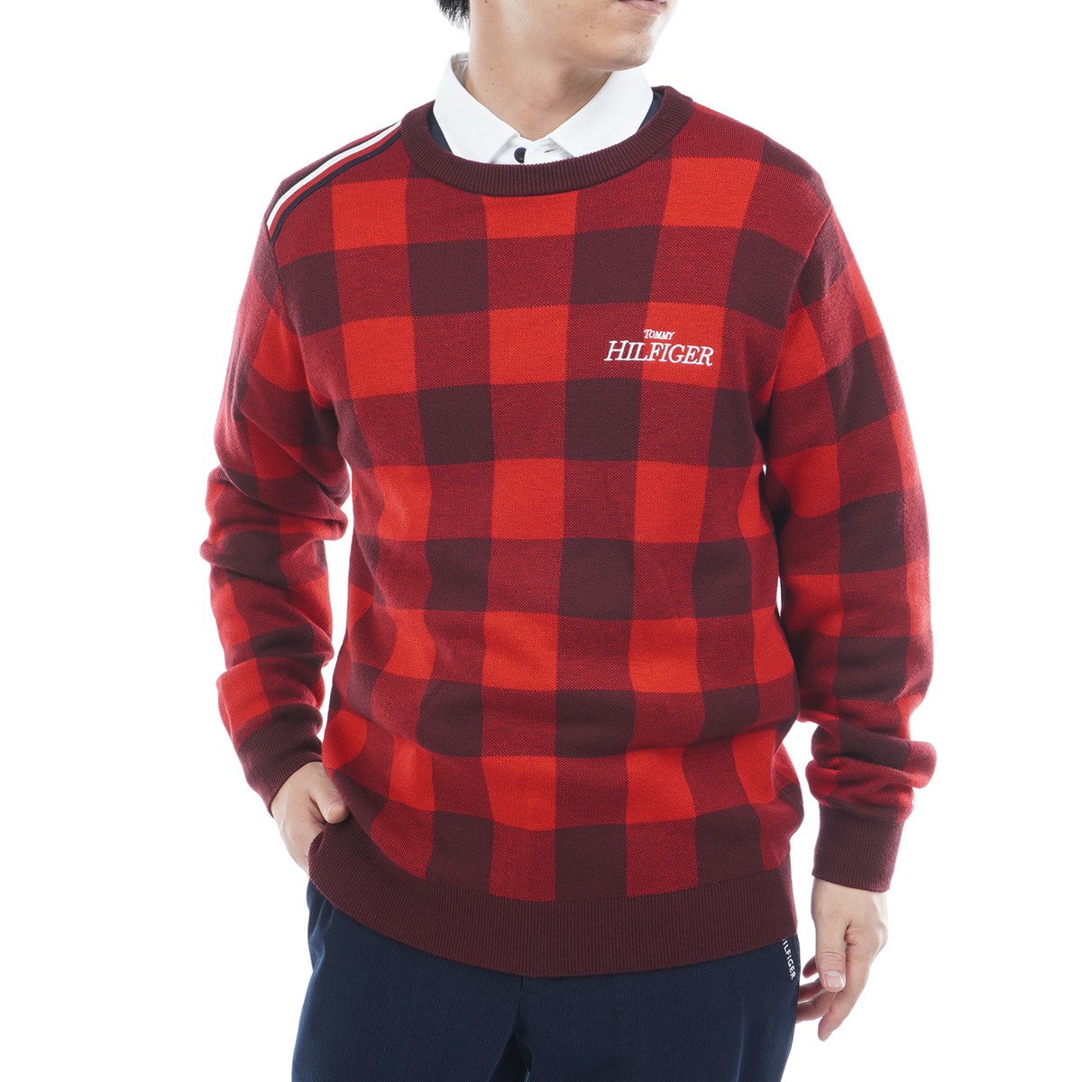 [2025NH~f] g~[ qtBK[ St TOMMY HILFIGER GOLF `FbNWJ[h N[lbNZ[^[ bh Y