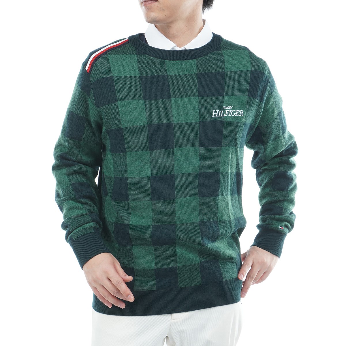 [2025NH~f] g~[ qtBK[ St TOMMY HILFIGER GOLF `FbNWJ[h N[lbNZ[^[ _[NO[ Y