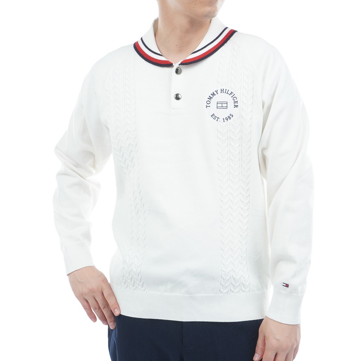 [2025NH~f] g~[ qtBK[ St TOMMY HILFIGER GOLF P[u V[J[Z[^[ zCg Y