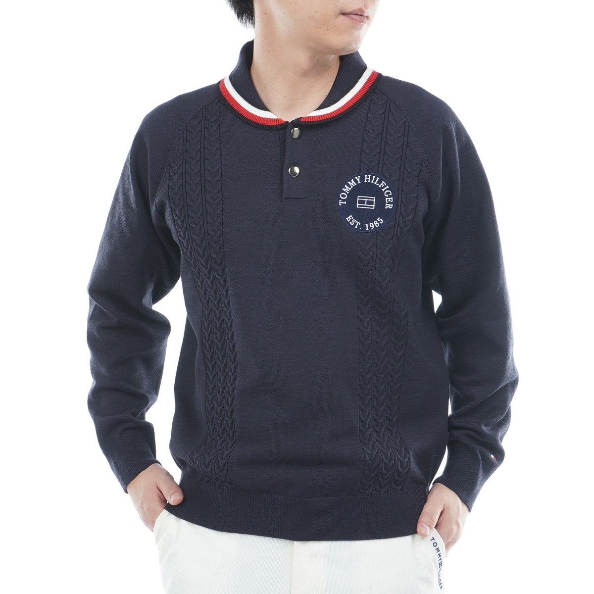 [2025NH~f] g~[ qtBK[ St TOMMY HILFIGER GOLF P[u V[J[Z[^[ lCr[ Y
