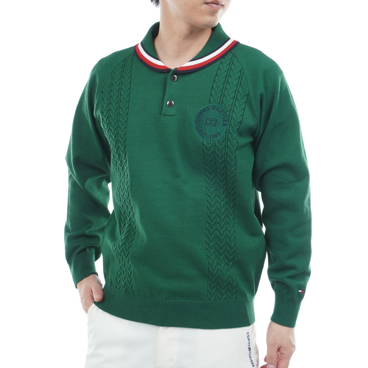 [2025NH~f] g~[ qtBK[ St TOMMY HILFIGER GOLF P[u V[J[Z[^[ _[NO[ Y