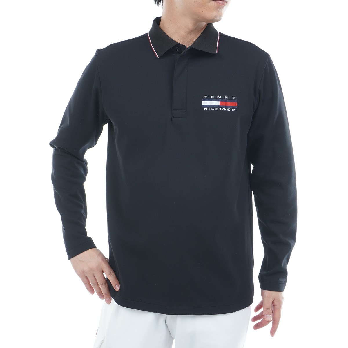 [2025NH~f] g~[ qtBK[ St TOMMY HILFIGER GOLF Xgb` N WbvAbv ܕt|Vc ubN Y