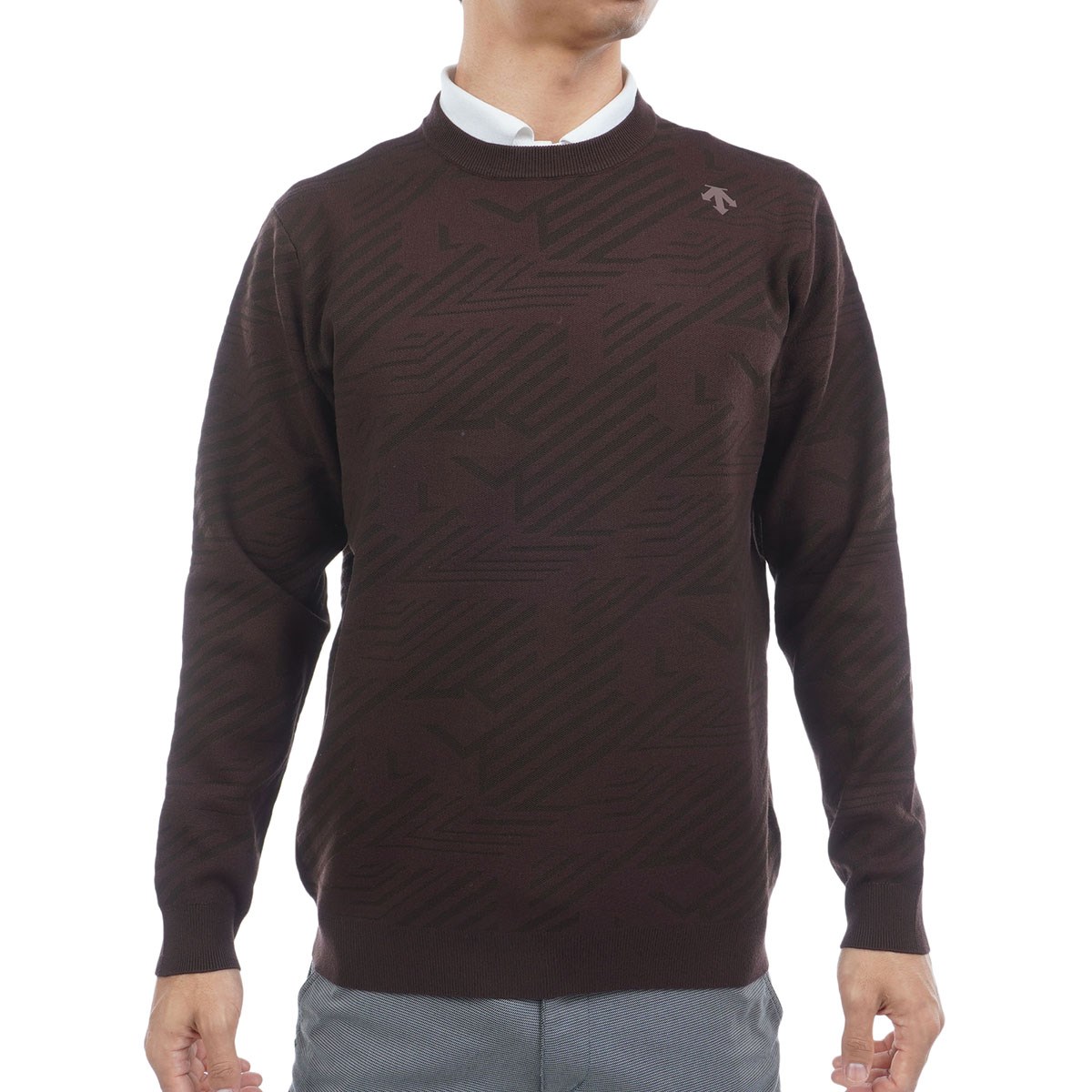 [2025NH~f] fTgSt DESCENTE GOLF WJ[hN[lbNZ[^[ uE 00 Y