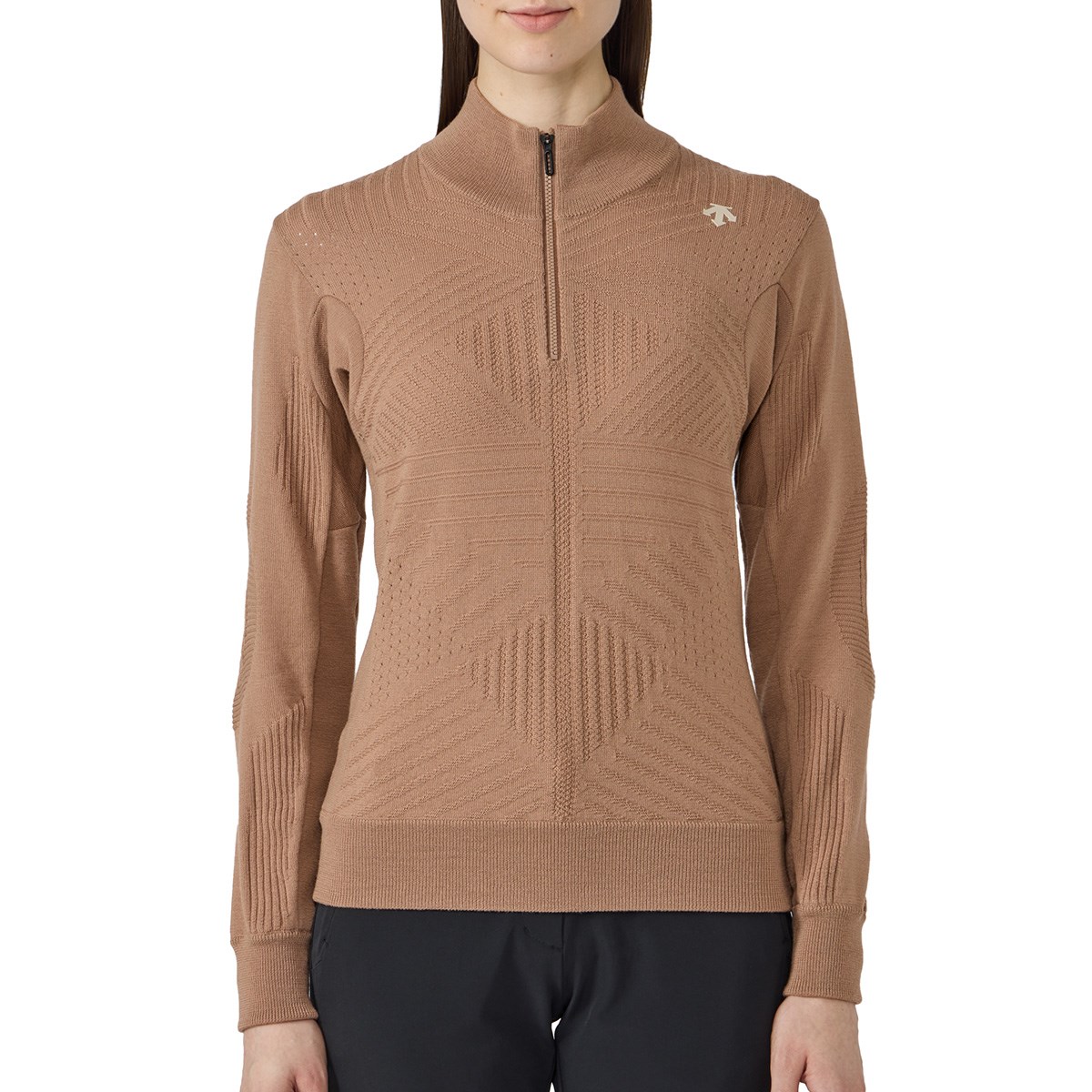 [2025NH~f] fTgSt DESCENTE GOLF g-arc collection HEAT NAVIn[tWbvZ[^[ uE 00 fB[X
