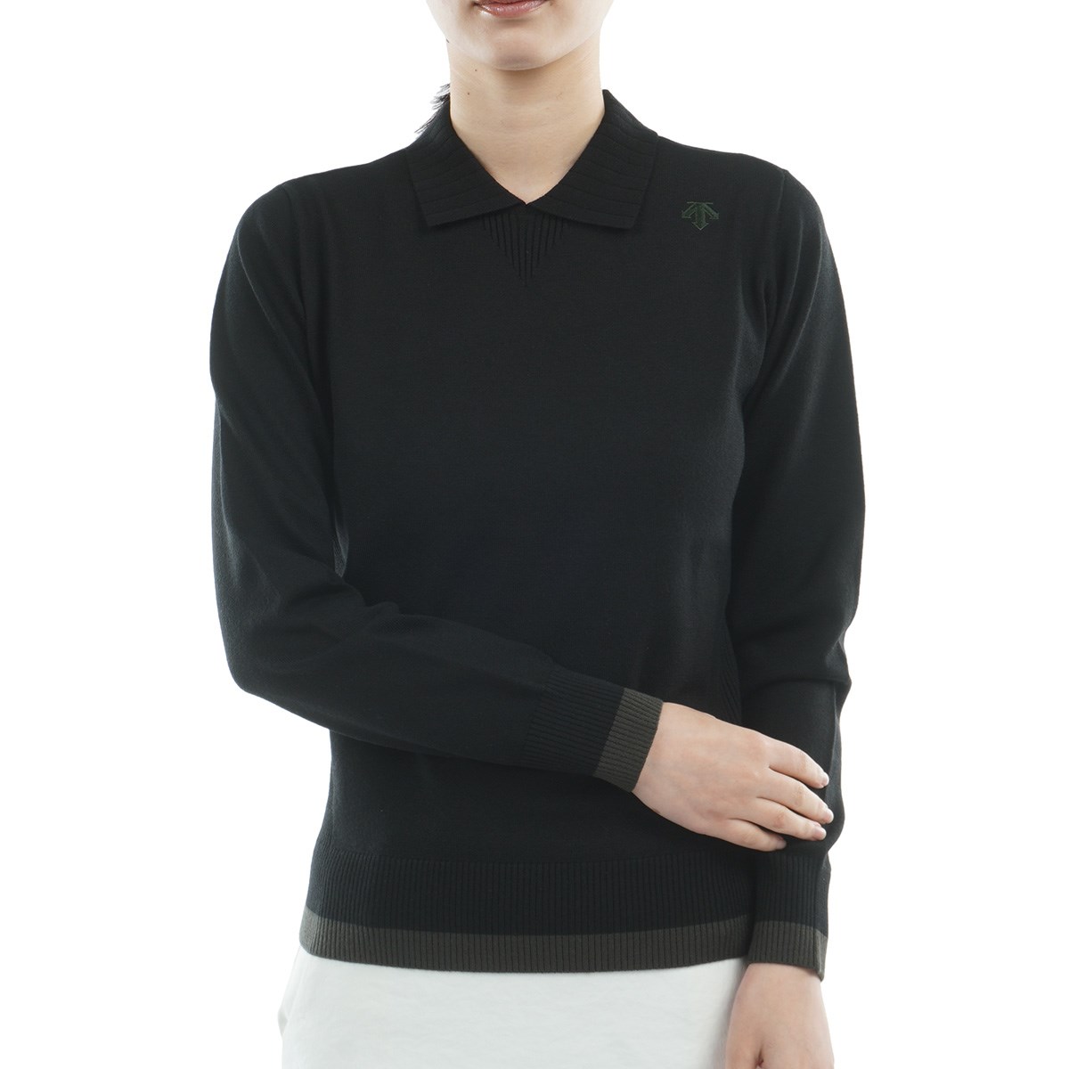 [2025NH~f] fTgSt DESCENTE GOLF E[ݕtvI[o[Z[^[ ubN 00 fB[X