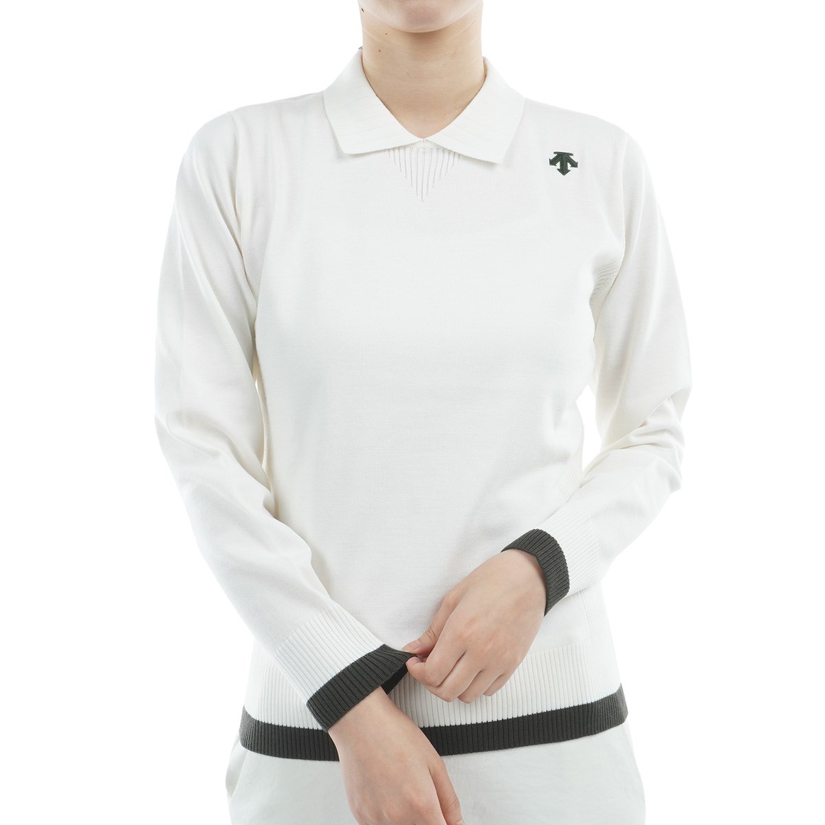 [2025NH~f] fTgSt DESCENTE GOLF E[ݕtvI[o[Z[^[ zCg 00 fB[X