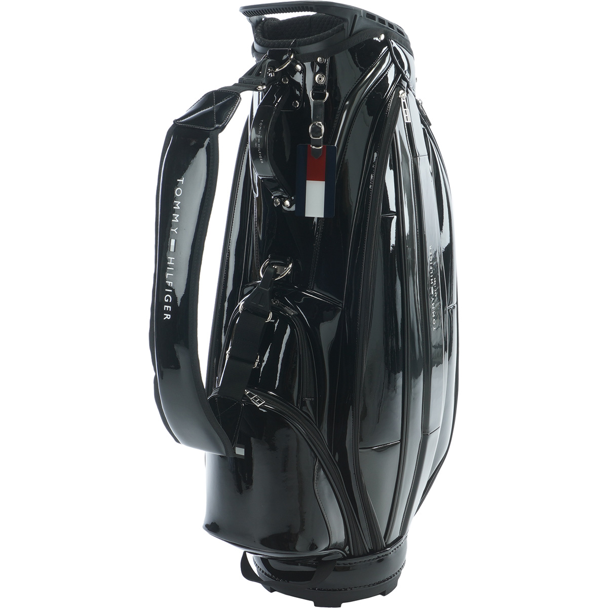 トミー ヒルフィガー ゴルフ TOMMY HILFIGER GOLF エナメルスポーツ キャディバッグ