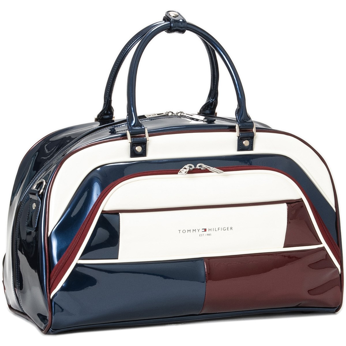 トミー ヒルフィガー ゴルフ TOMMY HILFIGER GOLF エナメルスポーツ ボストンバッグ トリコロール 90 メンズ