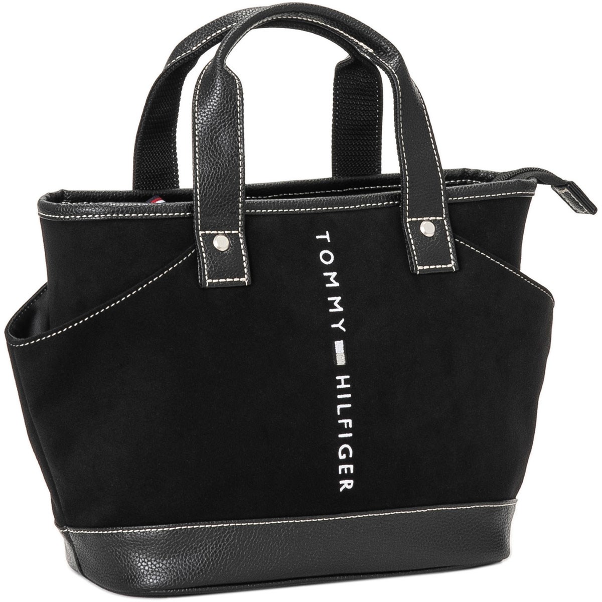 トミー ヒルフィガー ゴルフ TOMMY HILFIGER GOLF プレミアムフェイス ラウンドバッグ ブラック 10 メンズ