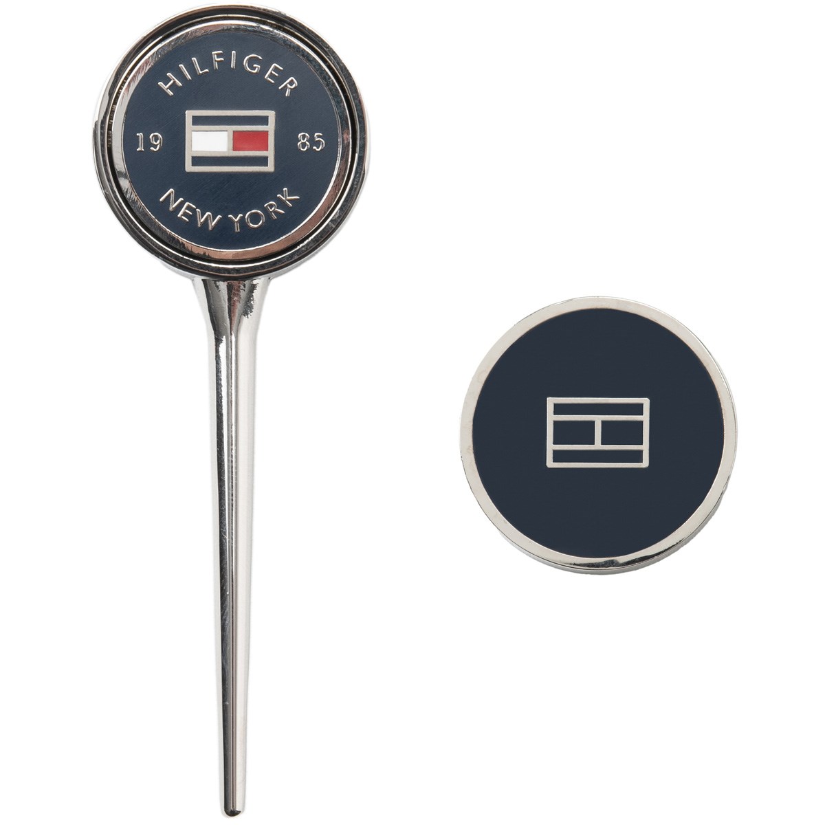 トミー ヒルフィガー ゴルフ TOMMY HILFIGER GOLF グリーンフォークマーカー ネイビー 30 メンズ