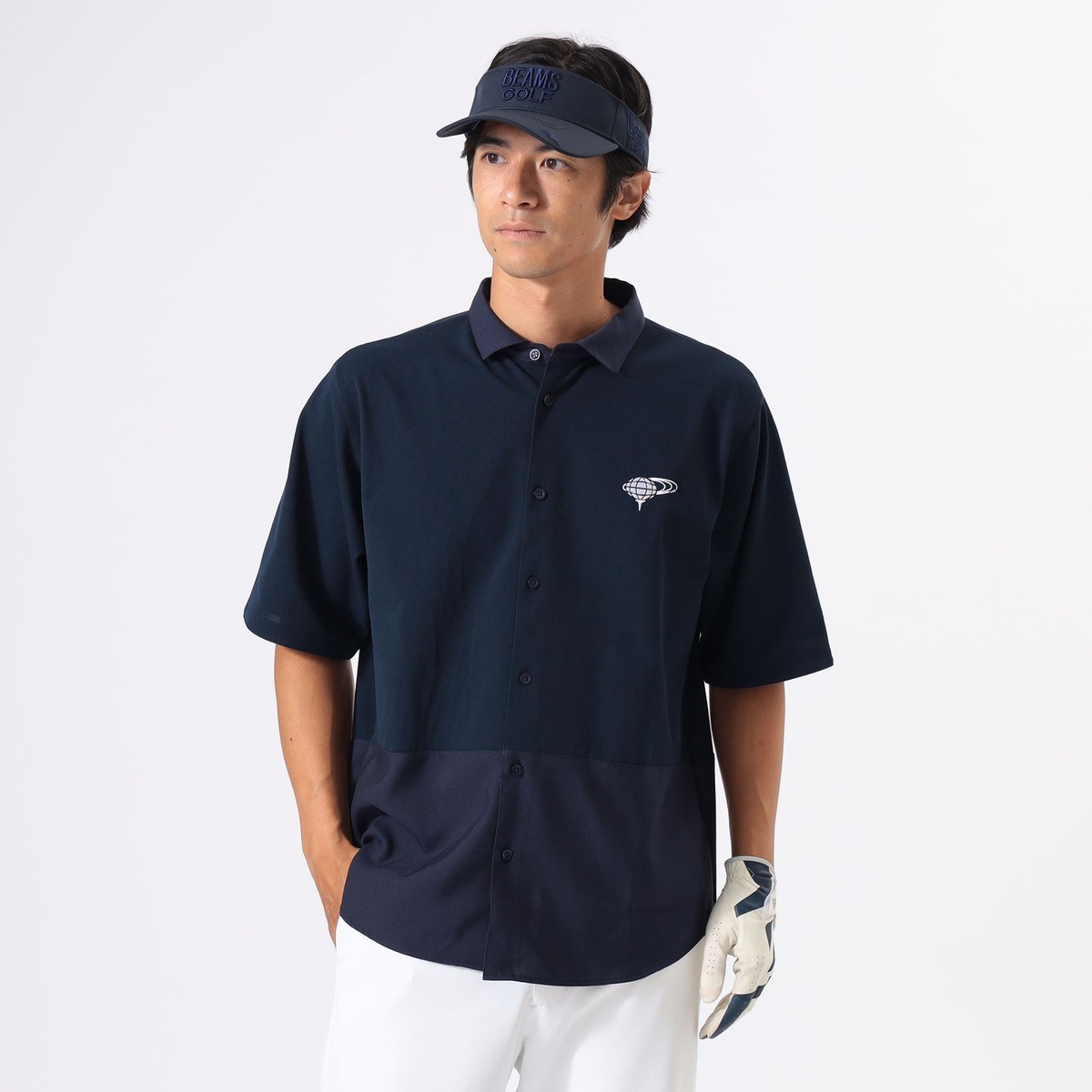 [2025NH~f] r[XSt BEAMS GOLF ORANGE LABEL ORANGE LABEL Ch ؂ւ |݃Vc lCr[ 79 Y