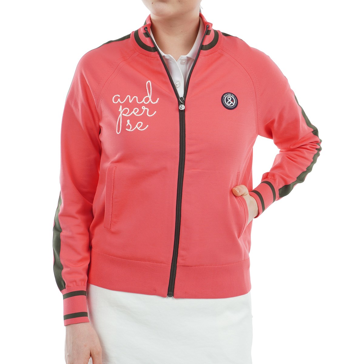 美品♡ and per se キルティングジャケットパーカー ホワイト 楽天市場