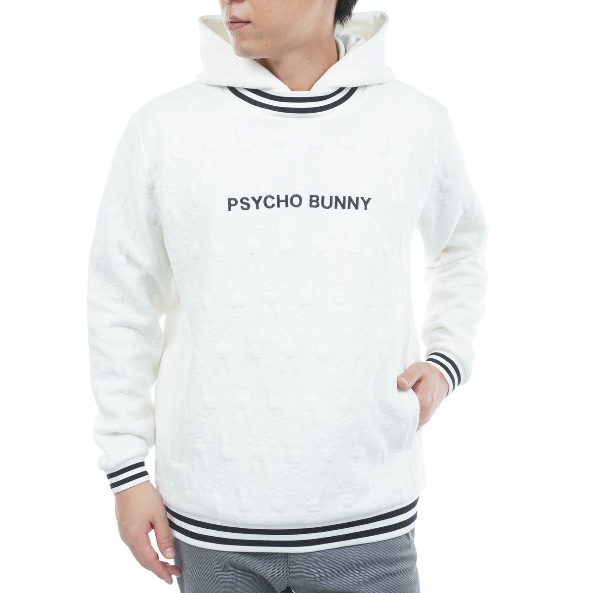 dショッピング |サイコバニー PSYCHO BUNNY GOLF エンボスジャカード