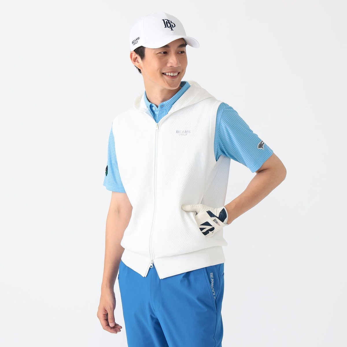 [2025NH~f] r[XSt BEAMS GOLF PURPLE LABEL PURPLE LABEL Vh[A[KC xXg zCg 01 Y