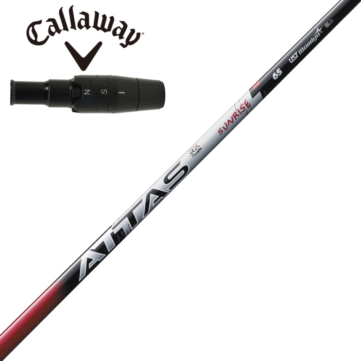 UST �}�~�� ATTAS �L�����E�F�C�h���C�o�[�p ATTAS RX SUNRISE RED EX �X���[�u�t���V���t�g �����Y