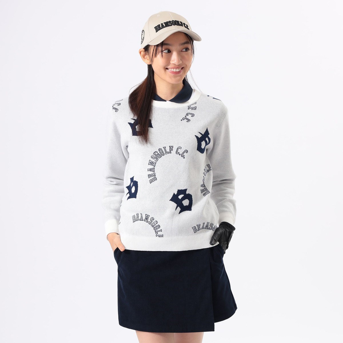 [2025NH~f] r[XSt BEAMS GOLF ORANGE LABEL ORANGE LABEL SvI[o[jbg zCg 01 fB[X