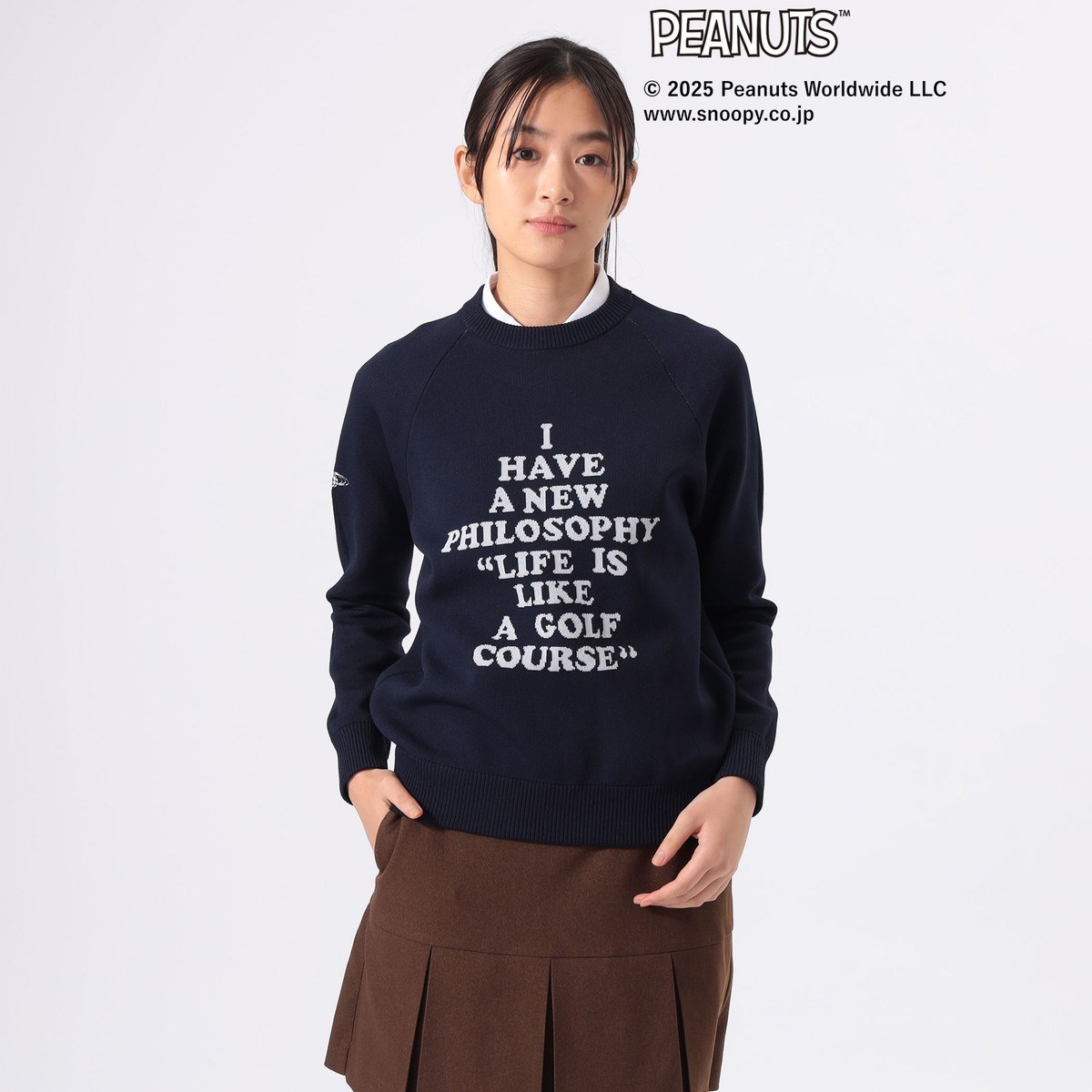 [2025NH~f] r[XSt BEAMS GOLF ORANGE LABEL PEANUTS `[[EuE vI[o[jbg lCr[ 79 fB[X